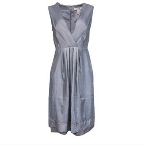 BCBG Runway - Gray Flared Midi Dress